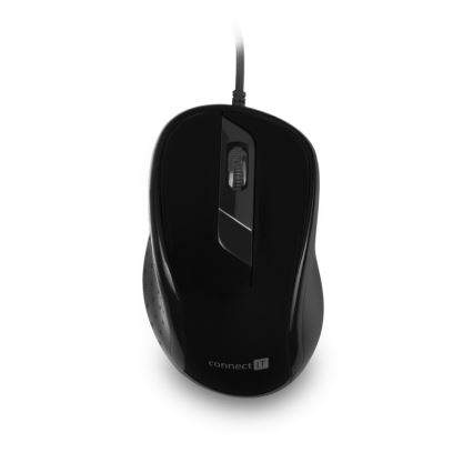 CONNECT IT CMO-1200-BK - Žičani miš 1000 DPI crne boje