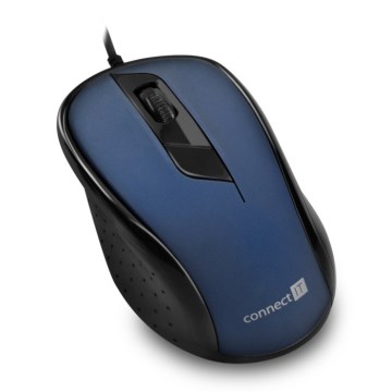 CONNECT IT CMO-1200-BL - Žičani miš 1000 DPI crna/plava