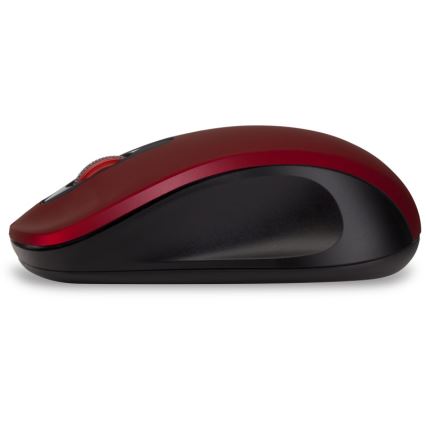 CONNECT IT CMO-2230-RD - Bežični tihi miš MUTE 1200 DPI 1xAA crna/crvena