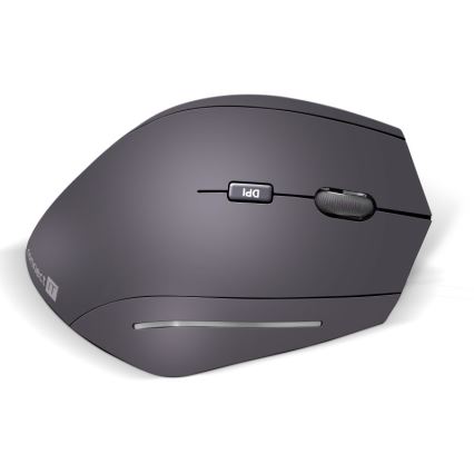 CONNECT IT CMO-2510-BK - Ergonomski bežični miš Verti Wireless 800/1200/1600 DPI 2xAAA crna
