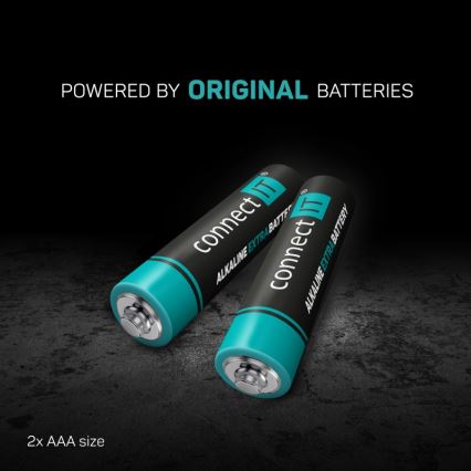 CONNECT IT CMO-2510-BK - Ergonomski bežični miš Verti Wireless 800/1200/1600 DPI 2xAAA crna