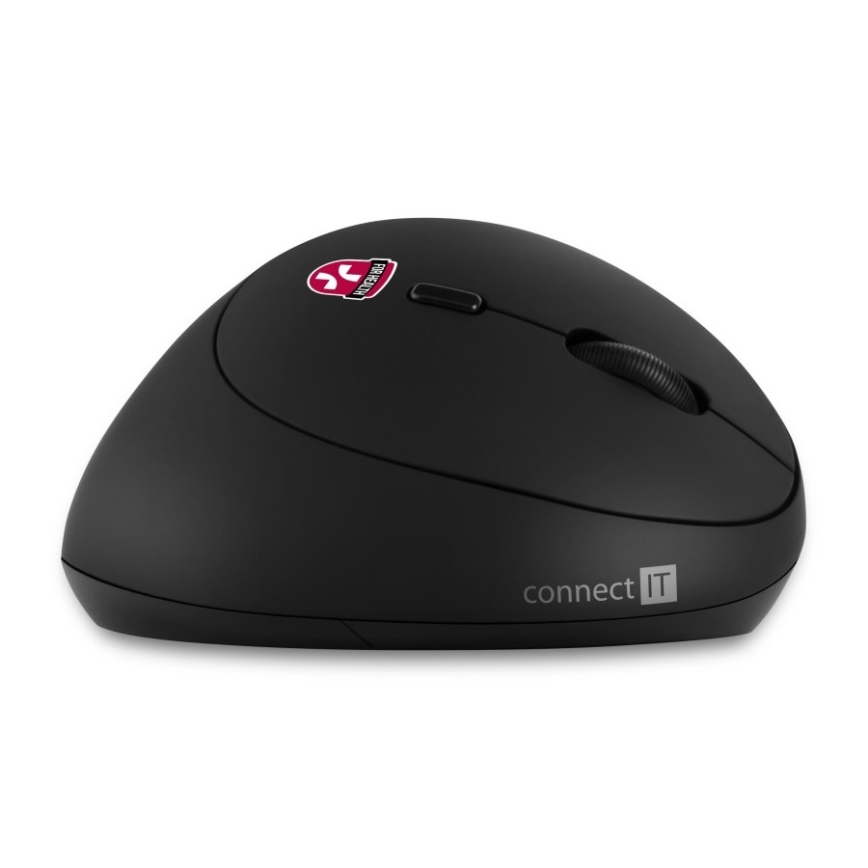 CONNECT IT CMO-2600-BK - Ergonomski bežični miš 800/1200/1600 DPI 1xAA crna
