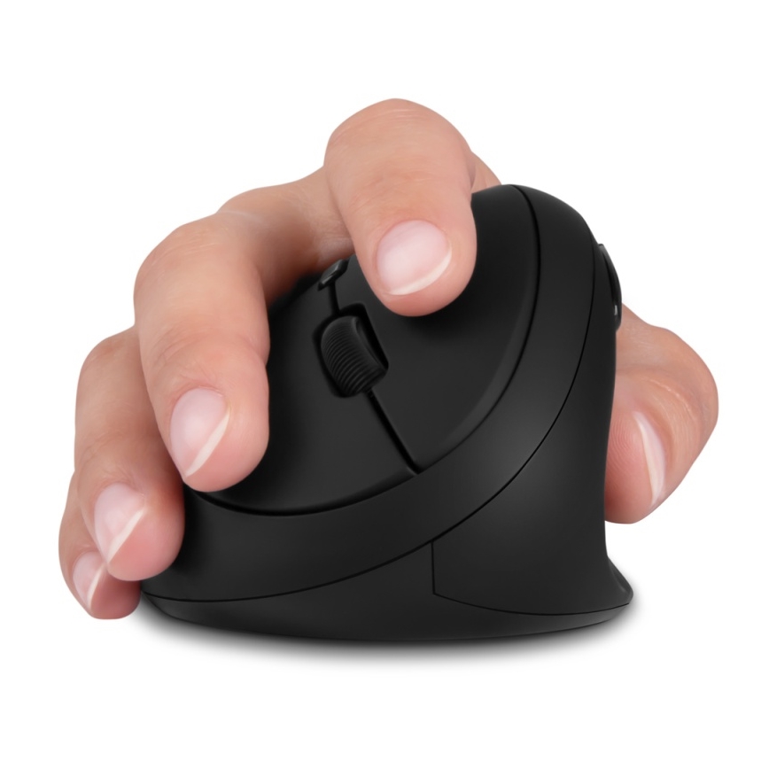 CONNECT IT CMO-2600-BK - Ergonomski bežični miš 800/1200/1600 DPI 1xAA crna