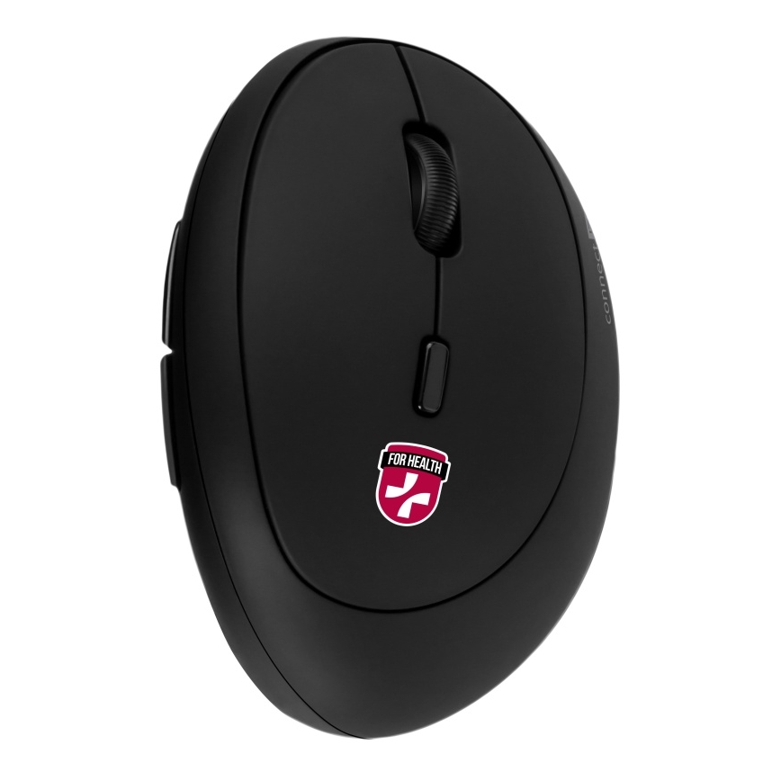 CONNECT IT CMO-2600-BK - Ergonomski bežični miš 800/1200/1600 DPI 1xAA crna