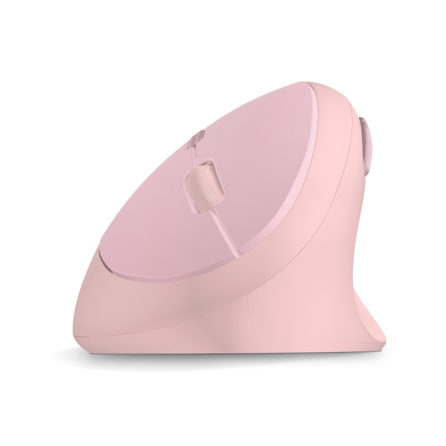 CONNECT IT CMO-2600-PK - Ergonomski bežični ružičasti miš 800/1200/1600 DPI 1xAA