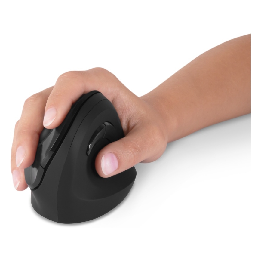 CONNECT IT CMO-2700-BK - Ergonomski bežični miš 800/1200/1600 DPI 1xAA crna
