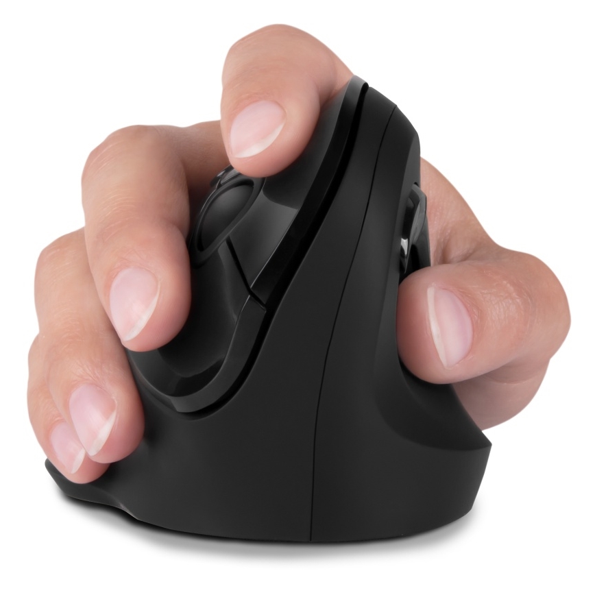 CONNECT IT CMO-2700-BK - Ergonomski bežični miš 800/1200/1600 DPI 1xAA crna