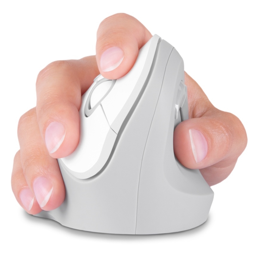 CONNECT IT CMO-2700-WH - Ergonomski bežični miš 800/1200/1600 DPI 1xAA bijela