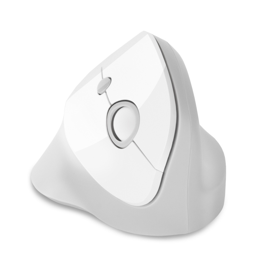 CONNECT IT CMO-2700-WH - Ergonomski bežični miš 800/1200/1600 DPI 1xAA bijela