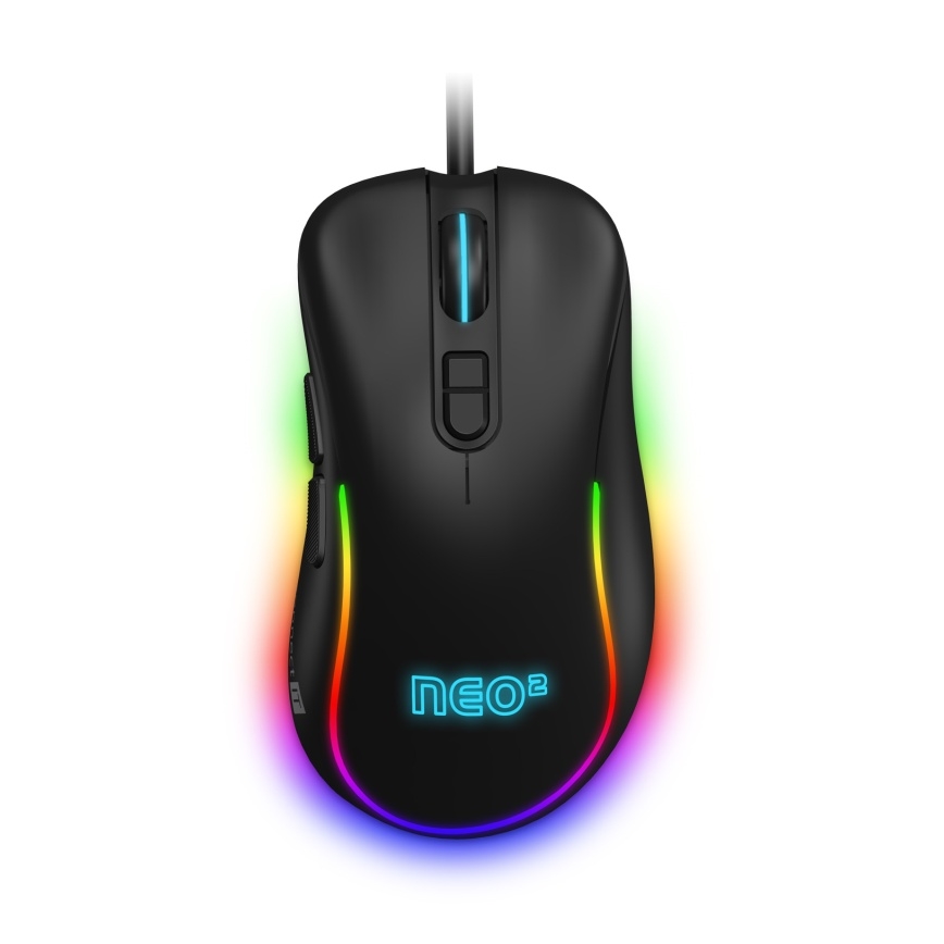 CONNECT IT CMO-3589-BK - LED RGB Žičani gaming miš 200-7200 DPI crna