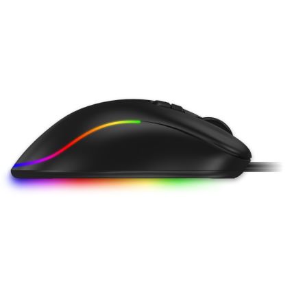 CONNECT IT CMO-3589-BK - LED RGB Žičani gaming miš 200-7200 DPI crna