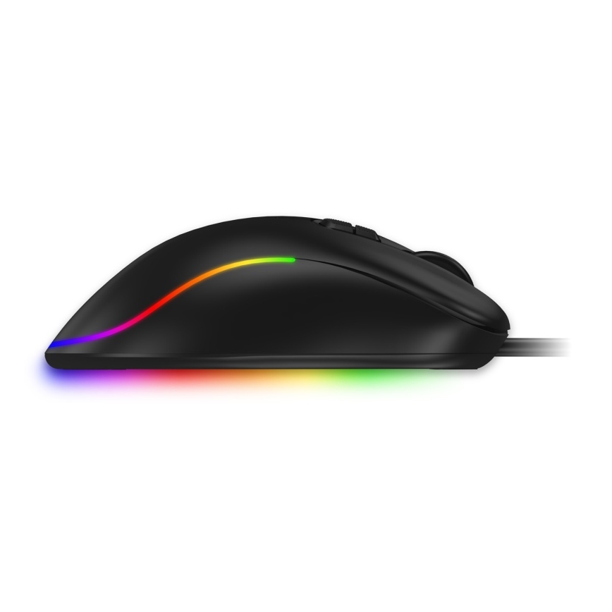 CONNECT IT CMO-3589-BK - LED RGB Žičani gaming miš 200-7200 DPI crna