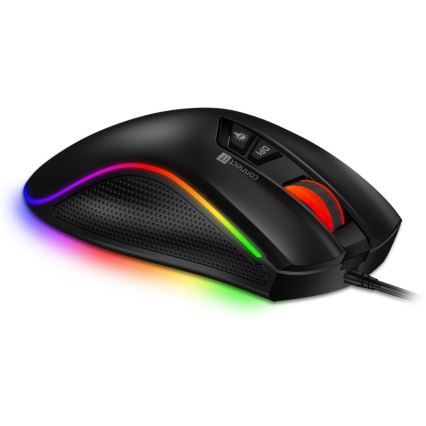 CONNECT IT CMO-3591-BK - LED RGB Žičani gaming miš 500-7200 DPI crna