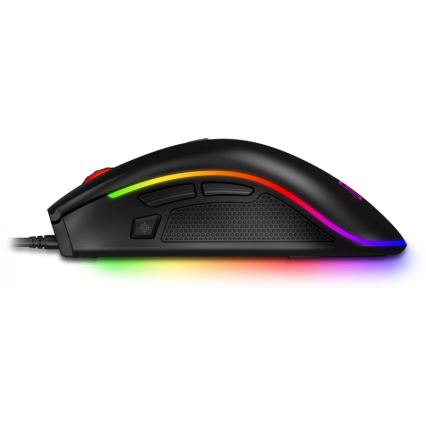 CONNECT IT CMO-3591-BK - LED RGB Žičani gaming miš 500-7200 DPI crna