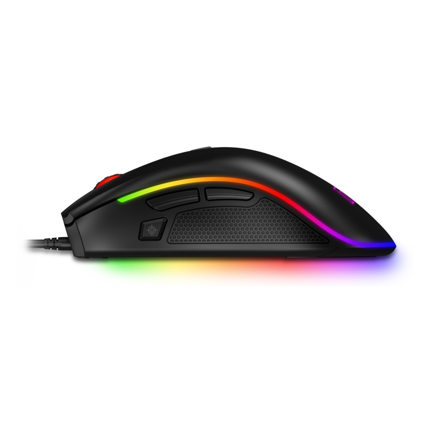 CONNECT IT CMO-3591-BK - LED RGB Žičani gaming miš 500-7200 DPI crna
