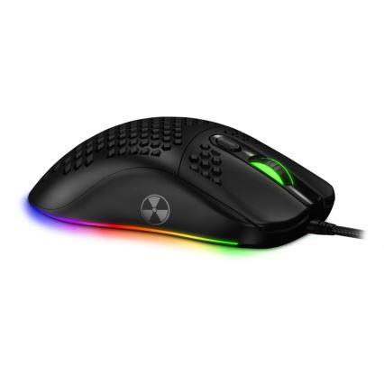CONNECT IT CMO-5511-BK - LED RGB Žičani gaming miš 200-12800 DPI crna