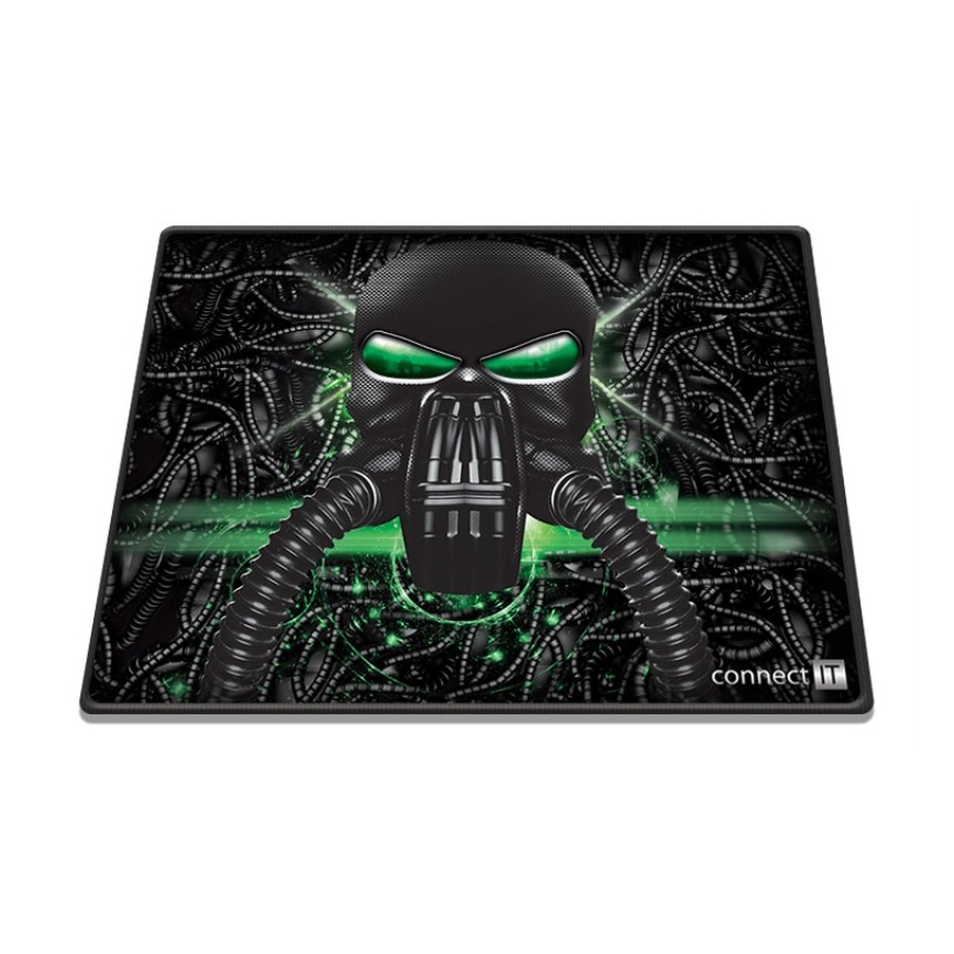 CONNECT IT CMP-1100-SM - Podloga za miš 32x24,5 cm crna/zelena