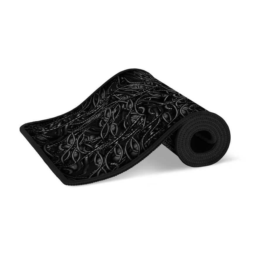 CONNECT IT CMP-1110-LG - Podloga za tipkovnicu i miš 88,6x24,5 cm crna/zelena