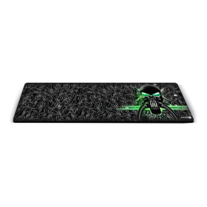 CONNECT IT CMP-1110-LG - Podloga za tipkovnicu i miš 88,6x24,5 cm crna/zeleno