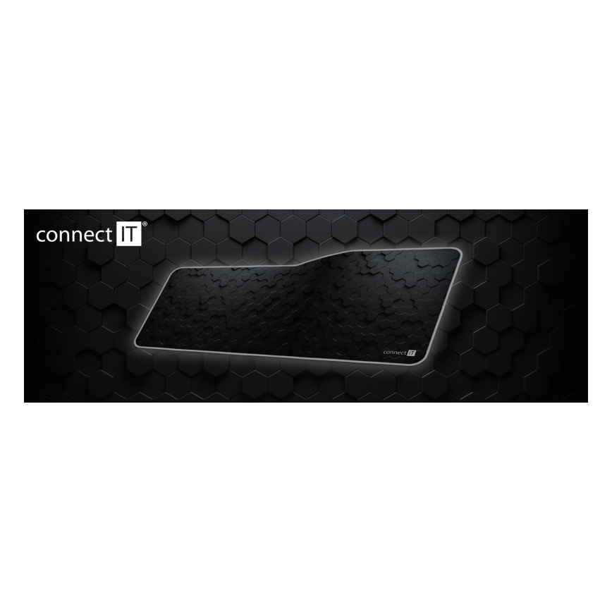 CONNECT IT CMP-2000-XL - Podloga za tipkovnicu i miš 79,5x34,5 cm crna