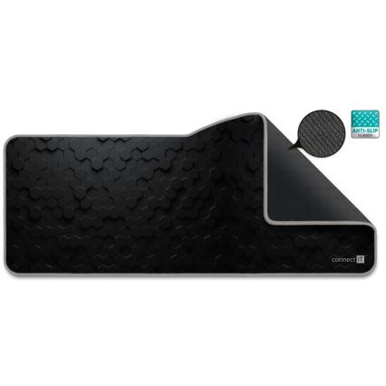 CONNECT IT CMP-2000-XL - Podloga za tipkovnicu i miš 79,5x34,5 cm crna