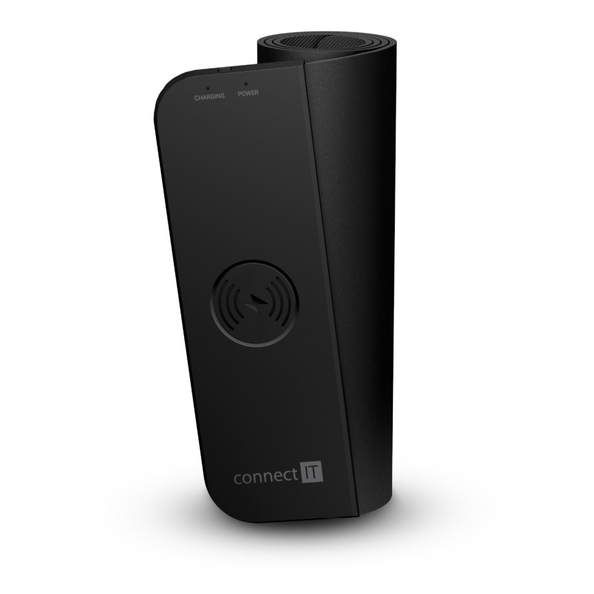 CONNECT IT CMP-2500-LG - Podloga za tipkovnicu i miš s Qi bežičnim punjenjem 80x30 cm crna