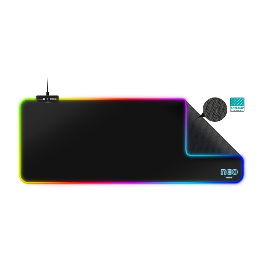 CONNECT IT CMP-3100-LG - LED RGB Gaming podloga za tipkovnicu i miš 80x30 cm crna