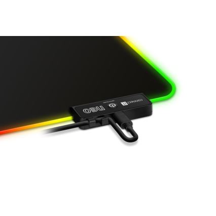 CONNECT IT CMP-3100-LG - LED RGB Gaming podloga za tipkovnicu i miš 80x30 cm crna