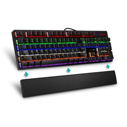CONNECT IT CMP-3590-LG - Ergonomska podloga za tipkovnicu crna