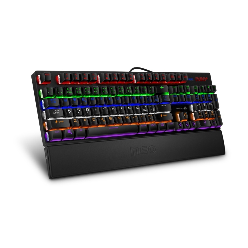 CONNECT IT CMP-3590-LG - Ergonomska podloga za tipkovnicu crna