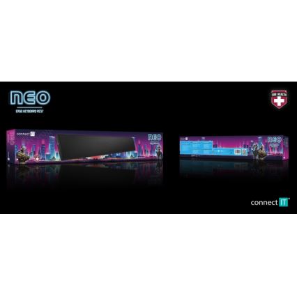 CONNECT IT CMP-3590-LG - Ergonomska podloga za tipkovnicu crna