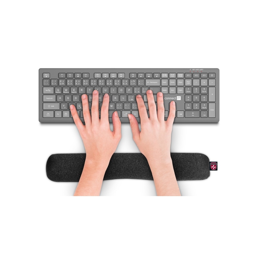 CONNECT IT CMP-4020-BK - Oslonac za zapešće s punjenjem od kuglica