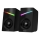 CONNECT IT CSP-1100-BK - SET 2x LED RGB Gaming zvučnik 6W/5V crna