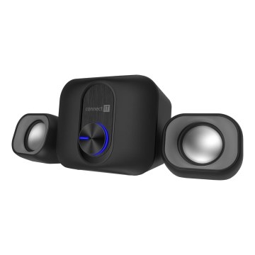 CONNECT IT CSP-2100-BK - LED Set zvučnika sa subwooferom 11W/5V crna