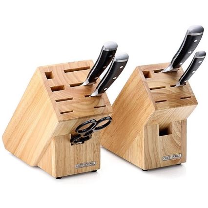 Continenta C30514 - Stalak za nože 22x11,5x22 cm od gume drveta