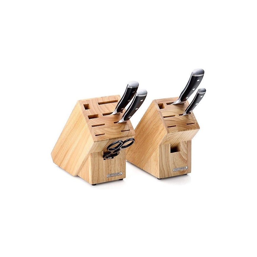 Continenta C30514 - Stalak za noževe 22x11,5x22 cm kaučukovac