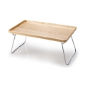 Continenta C3245 - Poslužavnik za krevet 53x32 cm od kaučukovog drveta