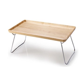 Continenta C3245 - Poslužavnik za krevet 53x32 cm od kaučukovog drveta