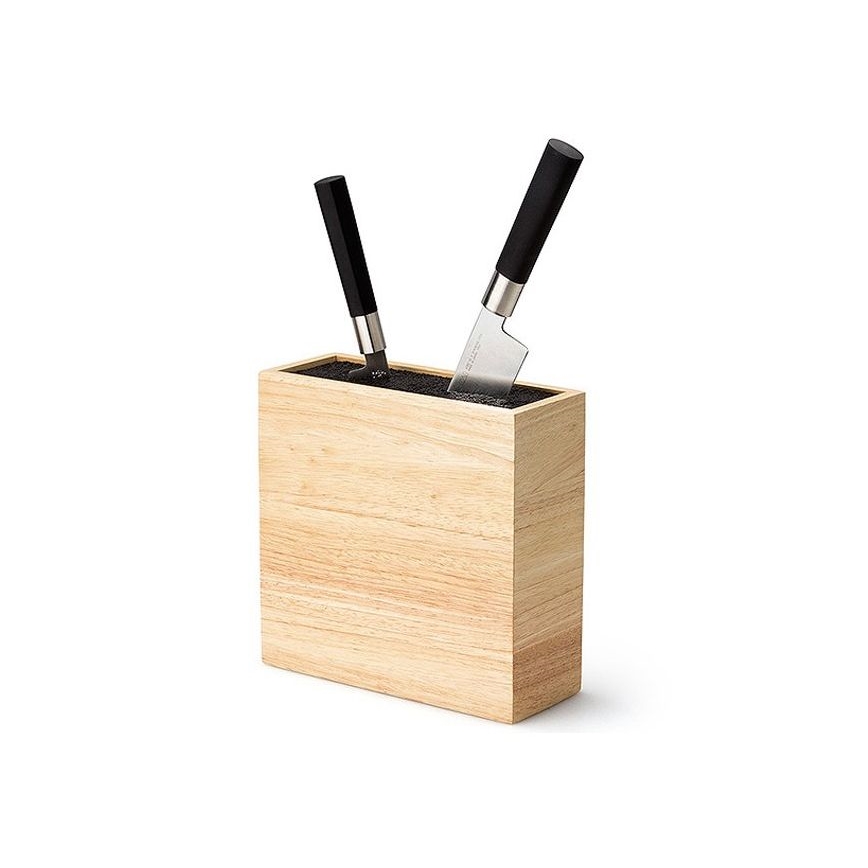 Continenta C3314 - Stalak za noževe s flexi umetkom 22x9x21,5 cm kaučukovac