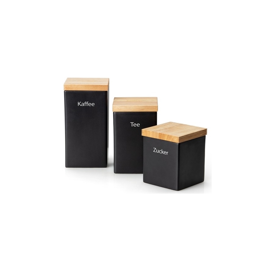 Continenta C3714 - Keramička posuda za namirnice s poklopcem 10x10x20,5 cm