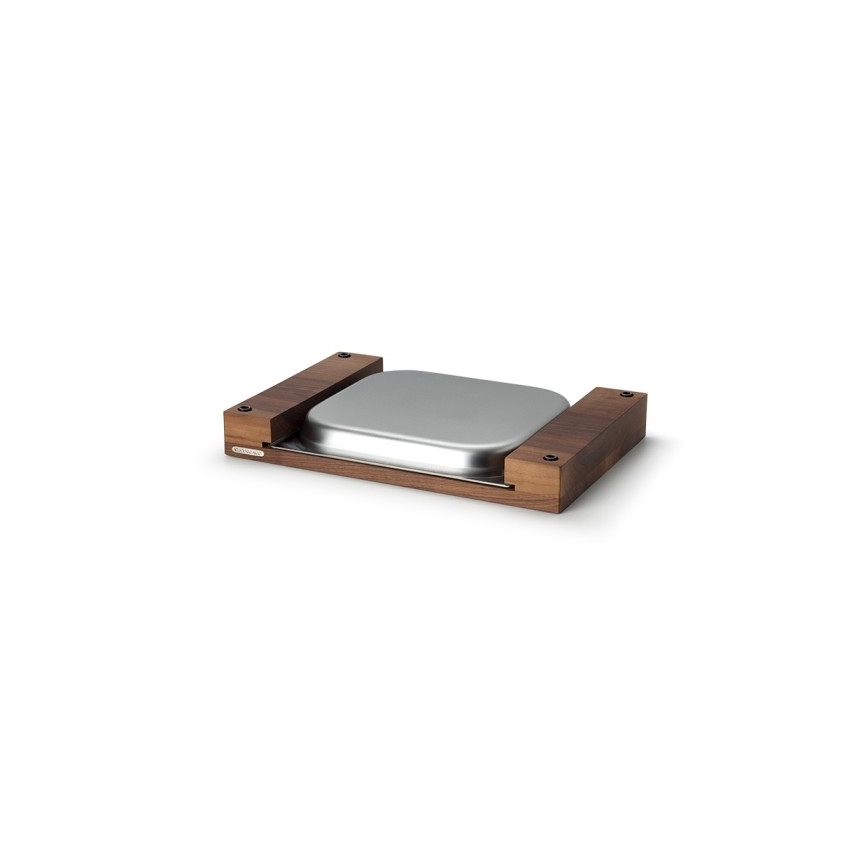 Continenta C4210 - Kuhinjska daska za rezanje s posudom 39x27 cm orah