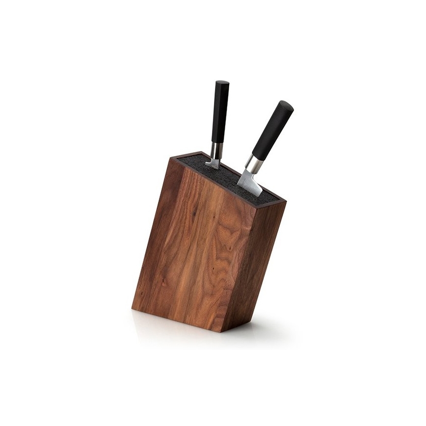 Continenta C4250 - Stalak za noževe s flexi umetkom 19x28,5 cm orah