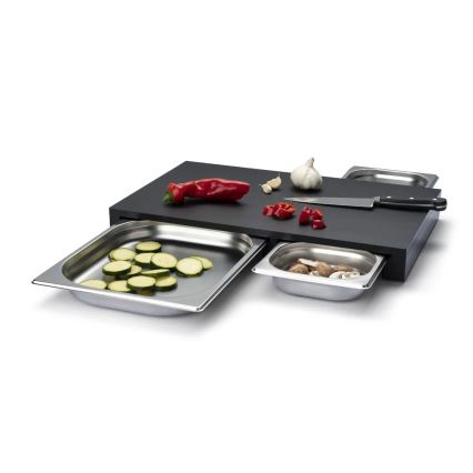 Continenta C5328 - SET kuhinjska daska 49,5x32,5 cm + 3x zdjela Duracore