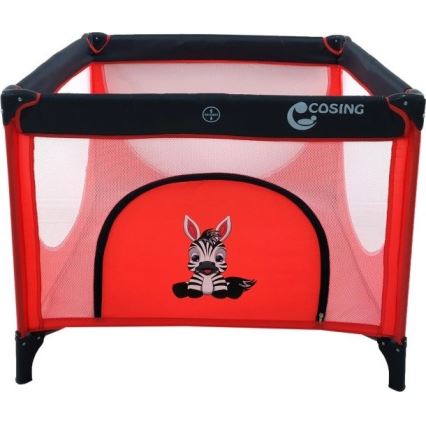 COSING - Dječja ogradica EMA Zebra Red