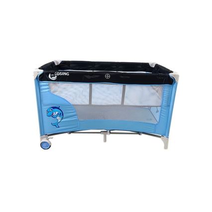 COSING - Putni krevetić s podesivim položajima ADAM Dolphin Blue