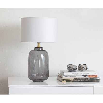 Cottex - Stolna lampa BLAKE 1xE27/8W/230V siva