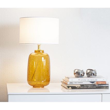 Cottex - Stolna lampa BLAKE 1xE27/8W/230V smeđa