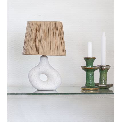 Cottex - Stolna lampa LUKE 1xE14/8W/230V krem boje