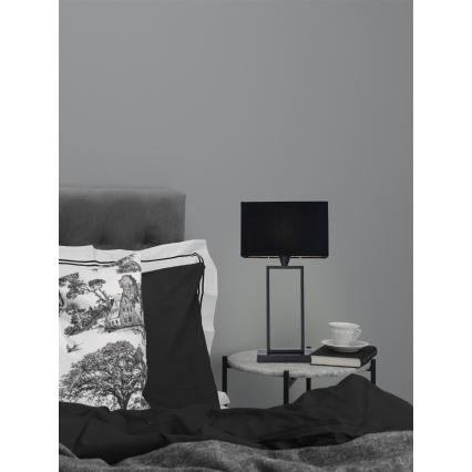 Cottex - Stolna lampa KENSINGTON 1xE14/40W/230V crna