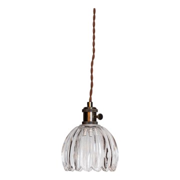 Cottex - Luster na kabelu NORA 1xE14/5W/230V proziran